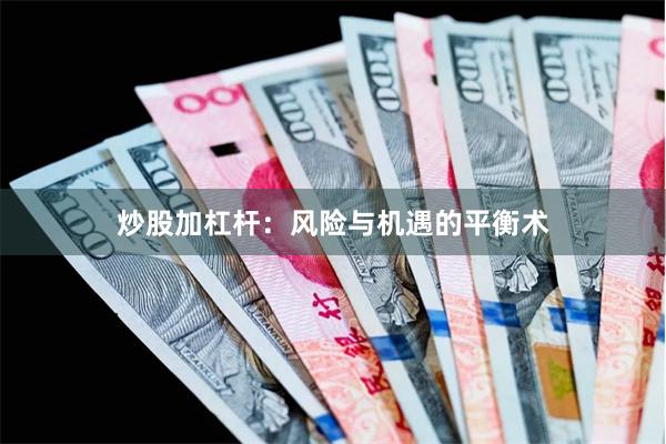 炒股加杠杆：风险与机遇的平衡术